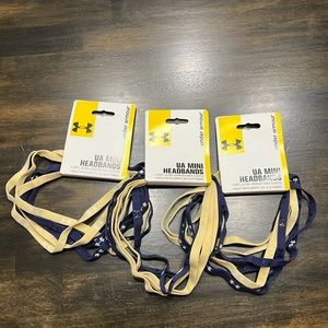 Under Armour 3 packs of Mini Headbands